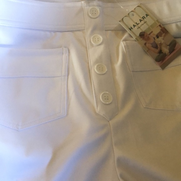 NWT Halara High Waisted Button mult pockets straight leg casual pant sz Small - Picture 9 of 9